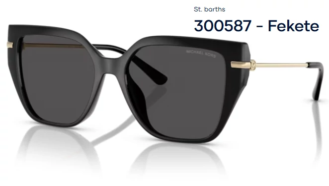 Michael Kors MK2231U ST. BARTHS 300587 - Fekete NAPSZEMÜVEG