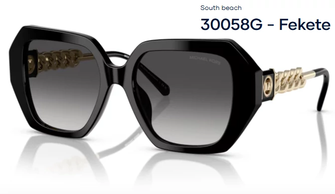 Michael Kors MK2232U SOUTH BEACH 30058G - Fekete NAPSZEMÜVEG