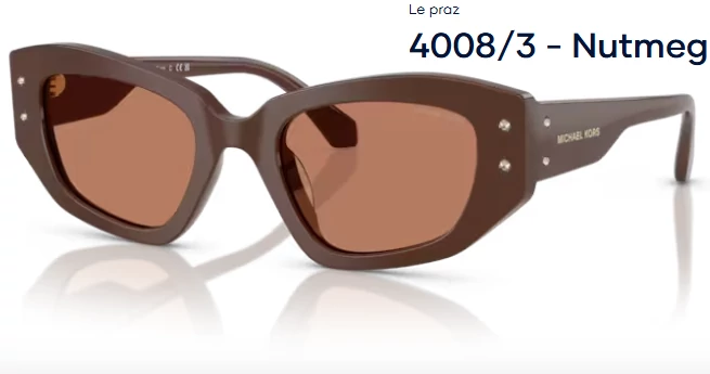 Michael Kors LE PRAZ MK2234B 4008/3 - Nutmeg NAPSZEMÜVEG