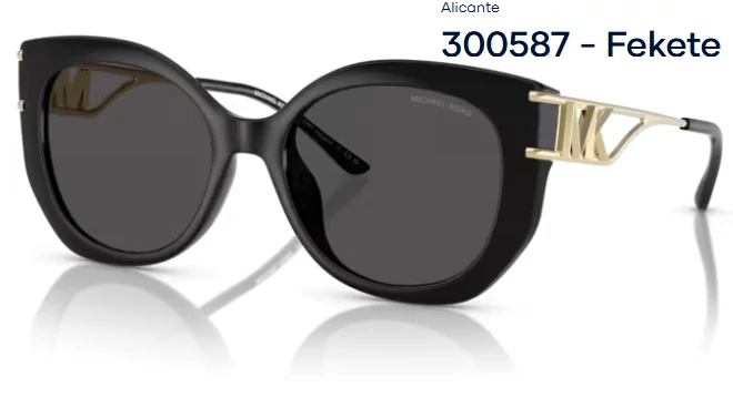 Michael Kors ALICANTE MK2236U 300587 - Fekete NAPSZEMÜVEG