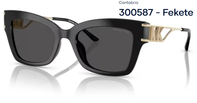 Michael Kors CANTABRIA MK2237U 300587 - Fekete NAPSZEMÜVEG