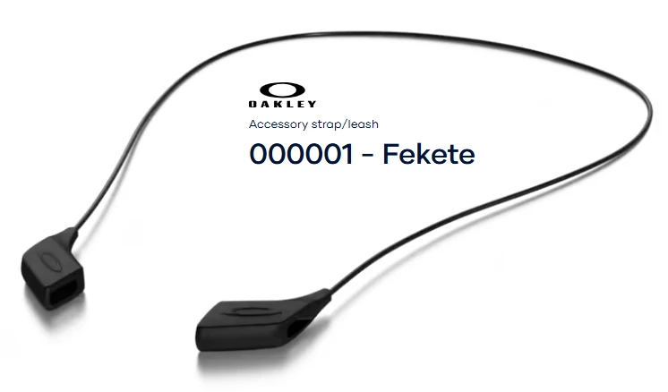 Oakley eyewear leash - large, fekete