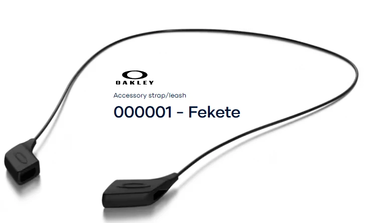 Oakley eyewear leash - small, fekete