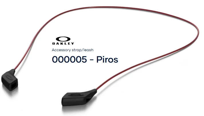 Oakley eyewear leash - piros