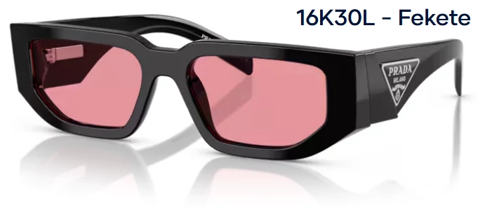PRADA PR09ZS 16K30L - Fekete NAPSZEMÜVEG 