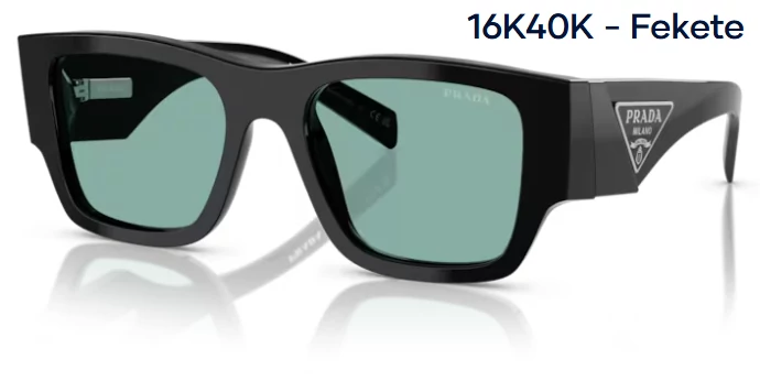 PRADA PR10ZS 16K40K - Fekete NAPSZEMÜVEG 