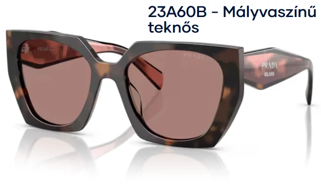 PRADA PR15WS 23A60B - Mályvaszínű teknős NAPSZEMÜVEG 