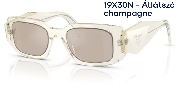 PRADA PR17WS 19X30N - Átlátszó champagne NAPSZEMÜVEG 
