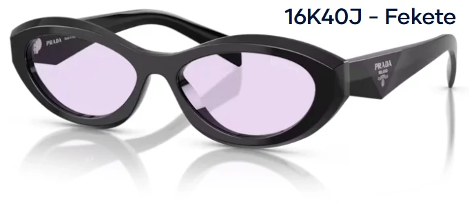 PRADA PR26ZS 16K40J - Fekete NAPSZEMÜVEG 