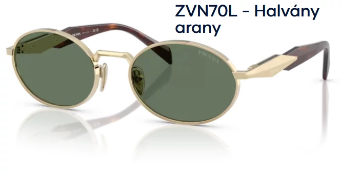 PRADA PR65ZS ZVN70L - Halvány arany NAPSZEMÜVEG 