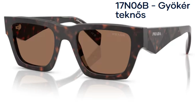 PRADA PR A06S 17N06B - Gyökér teknős NAPSZEMÜVEG 
