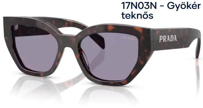 PRADA PR A09S 17N03N - Gyökér teknős NAPSZEMÜVEG 