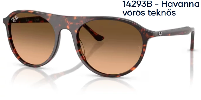 RAY-BAN RB2215 14293B - Havanna vörös teknős napszemüveg