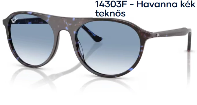 RAY-BAN RB2215 14303F - Havanna kék teknős napszemüveg