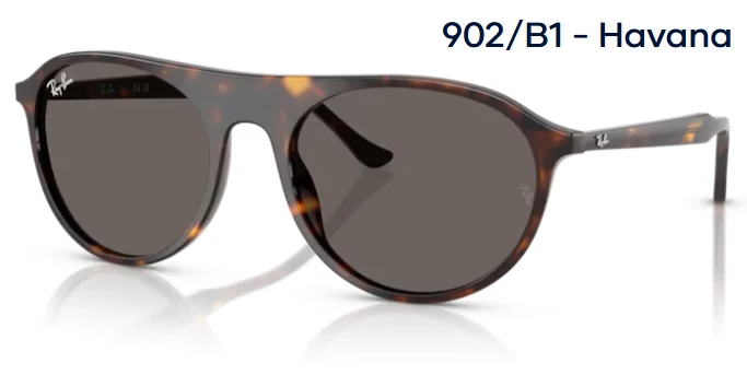 RAY-BAN RB2215 902/B1 - Havana napszemüveg