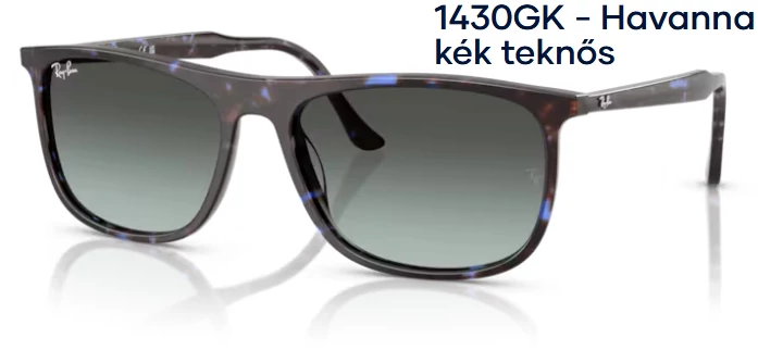 RAY-BAN RB2216 1430GK - Havanna kék teknős napszemüveg