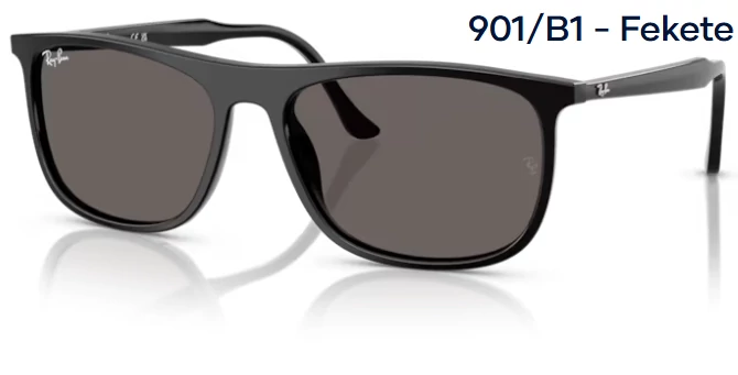 RAY-BAN RB2216 901/B1 - Fekete napszemüveg
