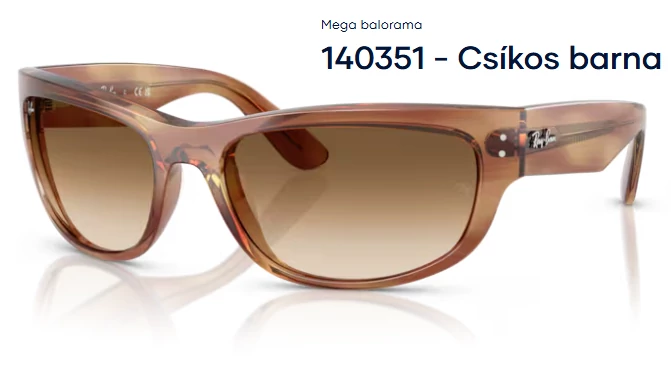 RAY-BAN RB2289 MEGA BALORAMA 140351 - Csíkos barna napszemüveg