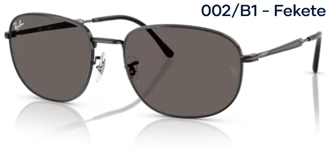 Ray-Ban RB3754 002/B1 - Fekete napszemüveg
