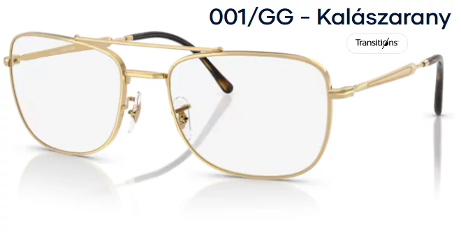 Ray-Ban RB3755 001/GG - Kalászarany fotokróm (transitions) napszemüveg
