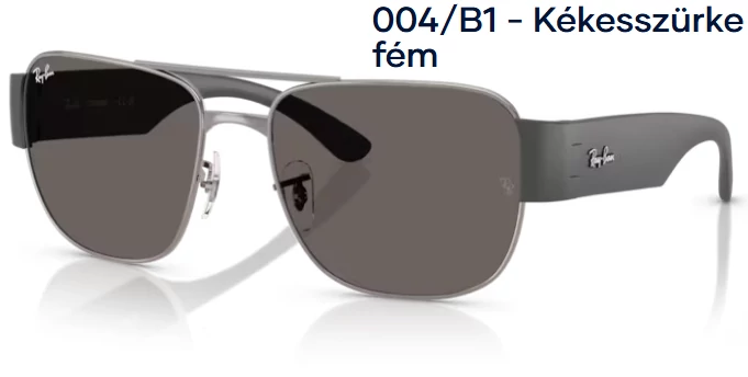Ray-Ban RB3756 004/B1 - Kékesszürke fém napszemüveg