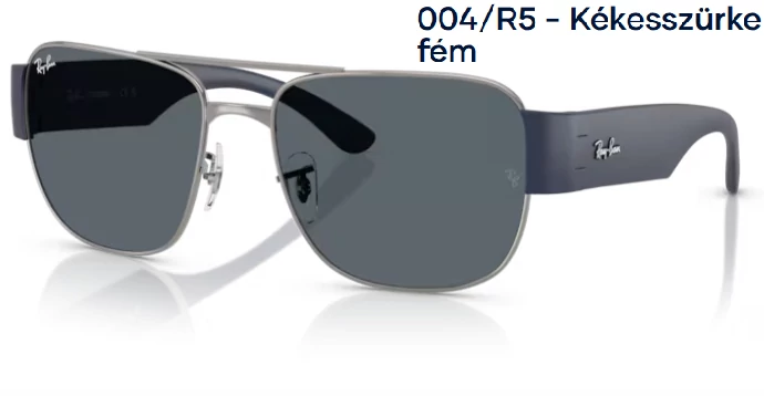 Ray-Ban RB3756 004/R5 - Kékesszürke fém napszemüveg