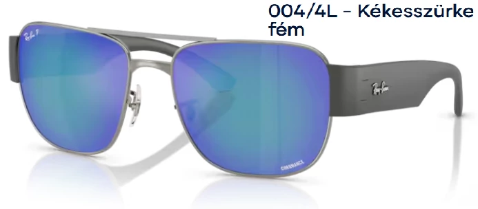 Ray-Ban RB3756CH 004/4L - Kékesszürke fém polarizált napszemüveg