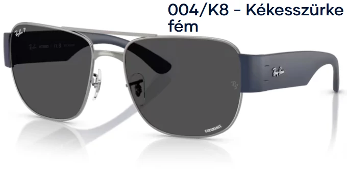 Ray-Ban RB3756CH 004/K8 - Kékesszürke fém polarizált napszemüveg