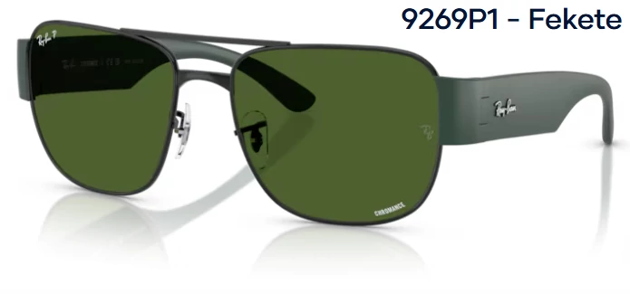 Ray-Ban RB3756CH 9269P1 - Fekete polarizált napszemüveg