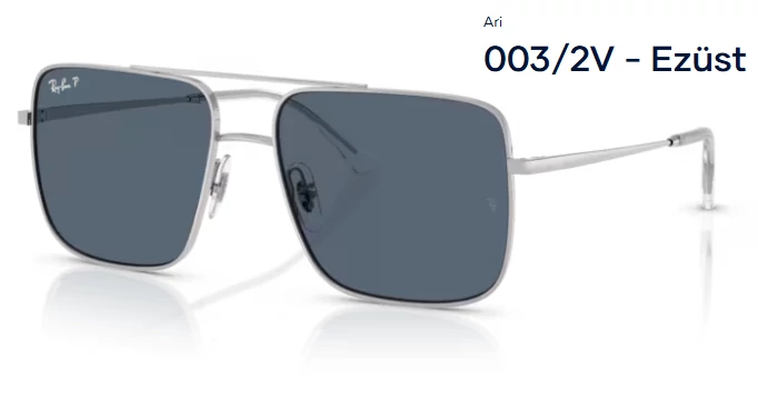 RAY-BAN ARI RB3758 003/2V - Ezüst napszemüveg