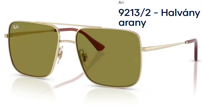RAY-BAN ARI RB3758 9213/2 - Halvány arany napszemüveg