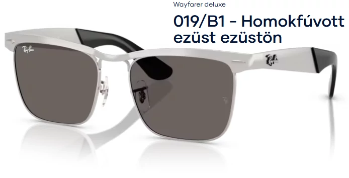 RAY-BAN RB3875 Wayfarer deluxe 92763R - Homokfúvott legend arany polarizált napszemüveg