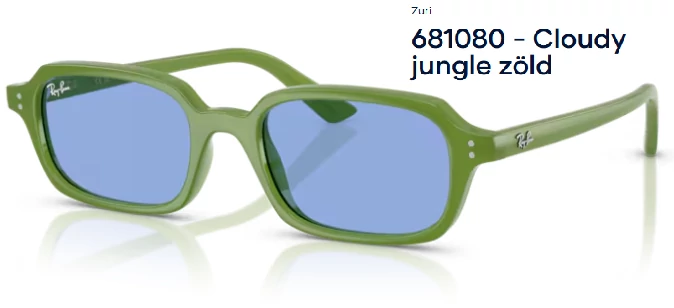 RAY-BAN RB4453 ZURI 681080 - Cloudy jungle zöld napszemüveg
