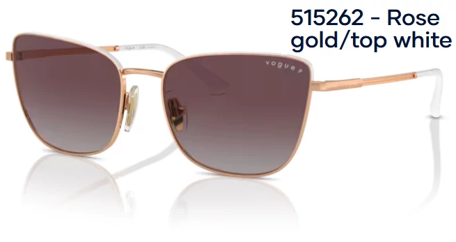 VOGUE VO4308S 515262 - Rose gold/top white NAPSZEMÜVEG