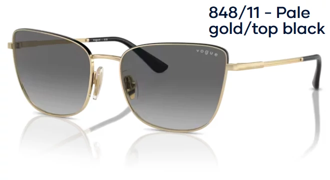 VOGUE VO4308S 848/11 - Pale gold/top black NAPSZEMÜVEG