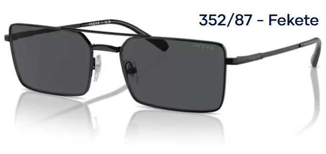 VOGUE VO4309S 352/87 - Fekete NAPSZEMÜVEG
