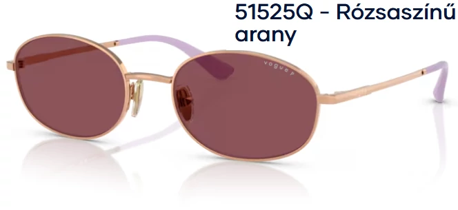 VOGUE VO4323S 51525Q - Rózsaszínű arany NAPSZEMÜVEG