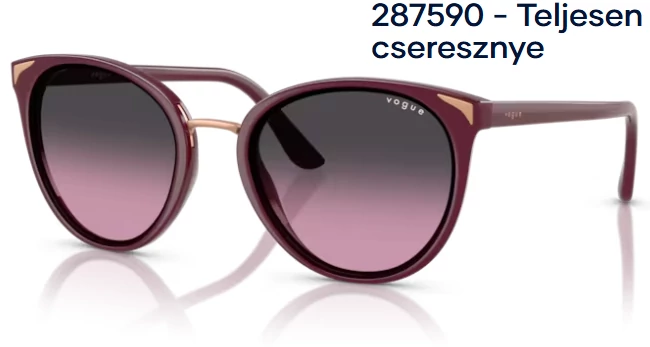 VOGUE VO5230S 287590 - Teljesen cseresznye NAPSZEMÜVEG