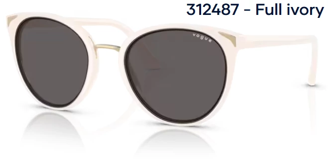 VOGUE VO5230S 312487 - Full ivory NAPSZEMÜVEG