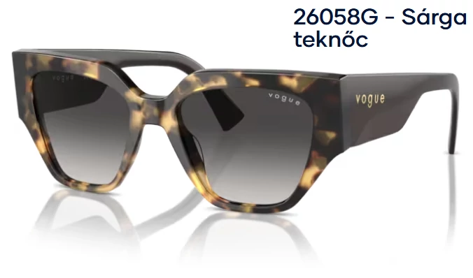 VOGUE VO5409S  26058G - Sárga teknőc NAPSZEMÜVEG 