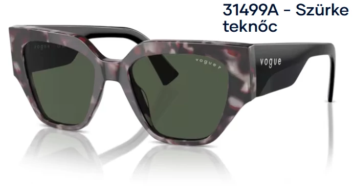 VOGUE VO5409S 31499A - Szürke teknőc NAPSZEMÜVEG
