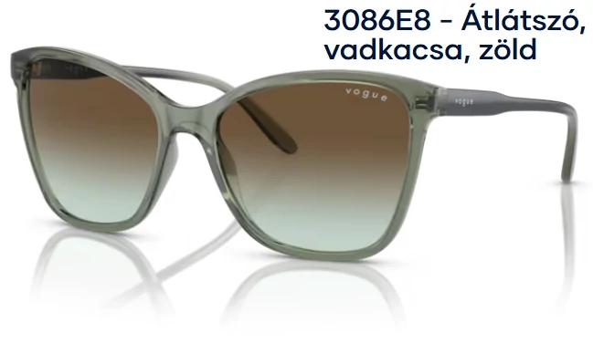 VOGUE VO5520S 3086E8 - Átlátszó, vadkacsa, zöld NAPSZEMÜVEG