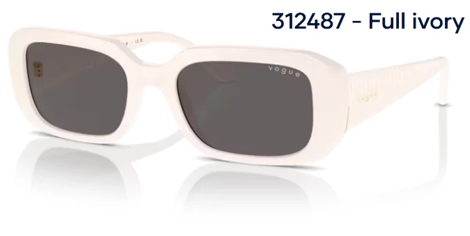 VOGUE VO5565S 312487 - Full ivory NAPSZEMÜVEG