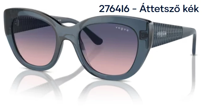 VOGUE VO5567S 2764I6 - Áttetsző kék napszemüveg