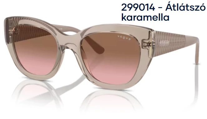 VOGUE VO5567S 299014 - Átlátszó karamella napszemüveg