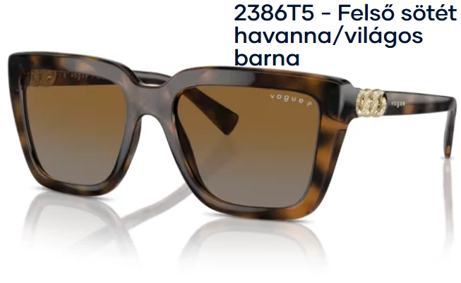 VOGUE VO5575SB 2386T5 - Felső sötét havanna/világos barna napszemüveg