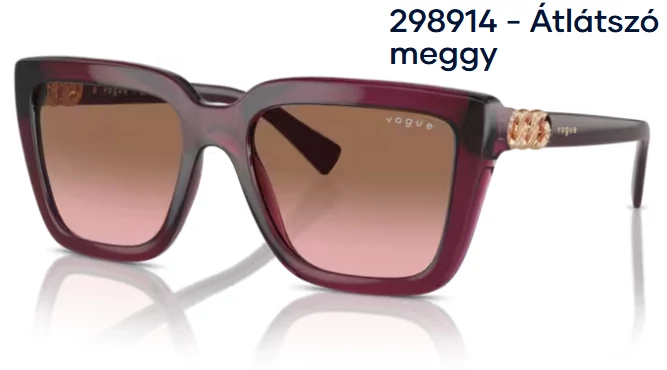 VOGUE VO5575SB 298914 - Átlátszó meggy napszemüveg