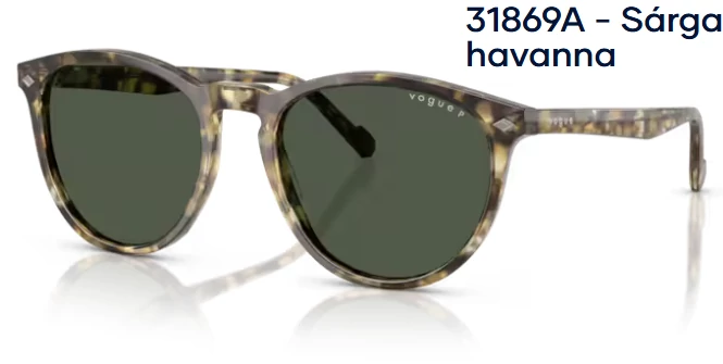 VOGUE VO5599S 31869A - Sárga havanna NAPSZEMÜVEG