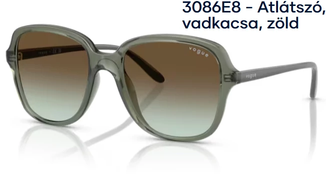 VOGUE VO5601S 3086E8 - Átlátszó, vadkacsa, zöld NAPSZEMÜVEG