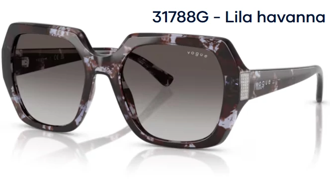 VOGUE VO5612SB 31788G - Lila havanna NAPSZEMÜVEG